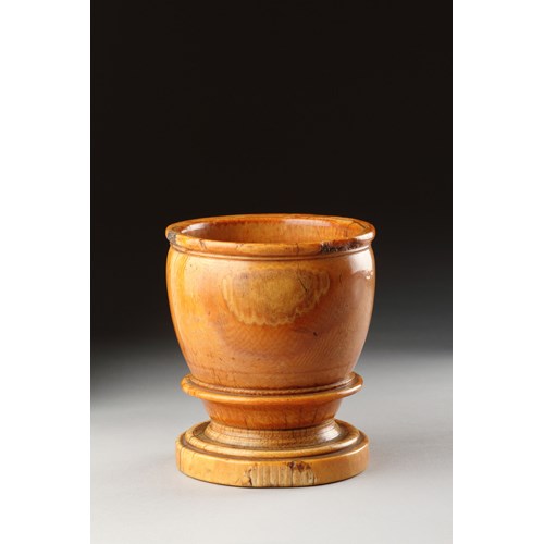 Unusual Indo-Portuguese Ivory Apothecary’s Mortar